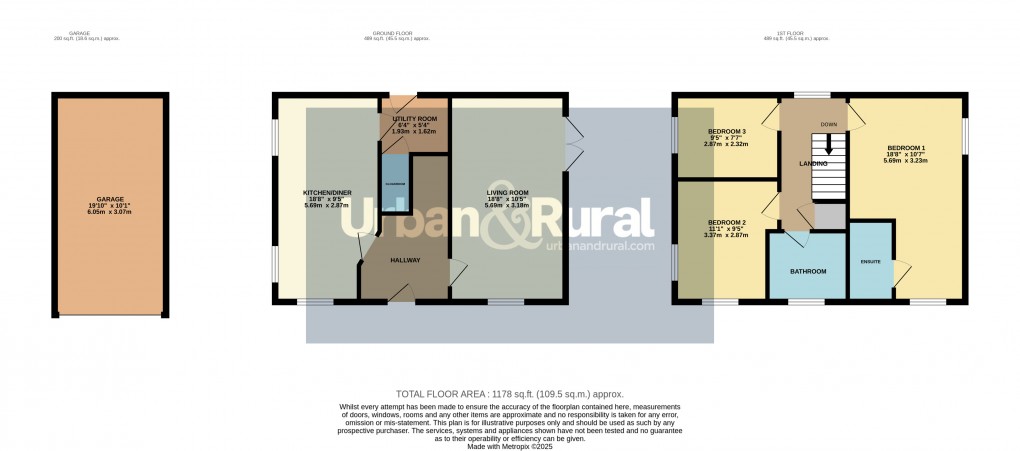 Floorplan for Stewartby, Bedfordshire