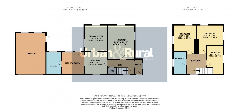 Floorplan for Flitwick, Bedfordshire