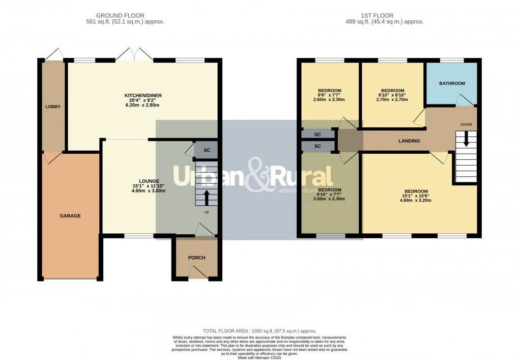 Floorplan for Flitwick, Bedfordshire