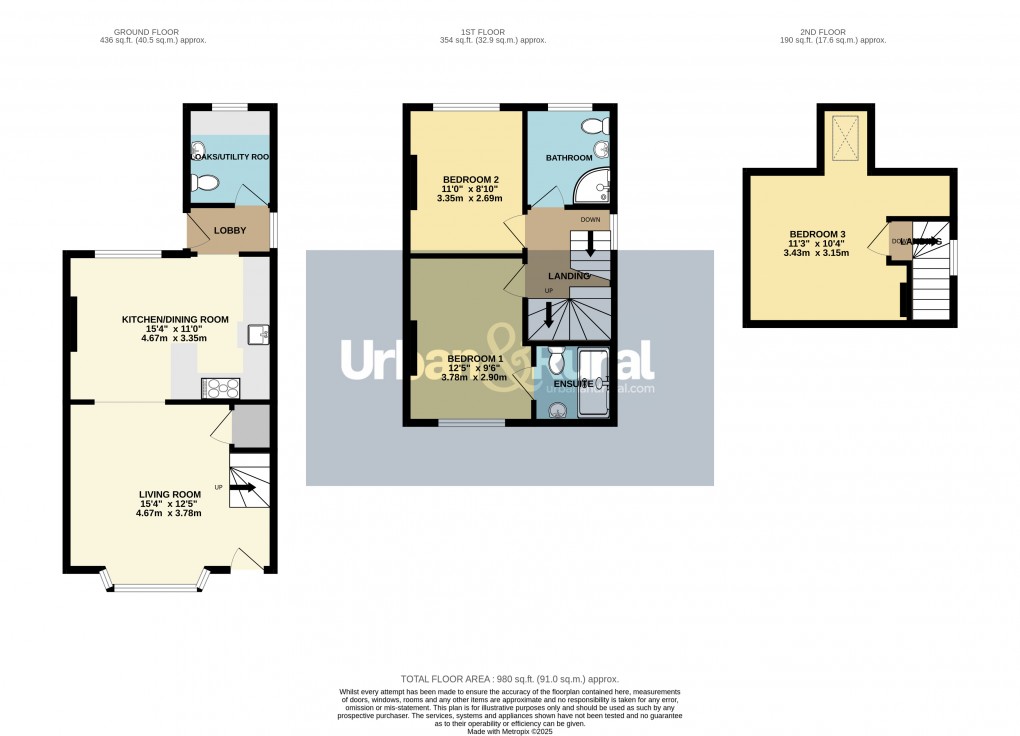 Floorplan for Westoning, Bedfordshire