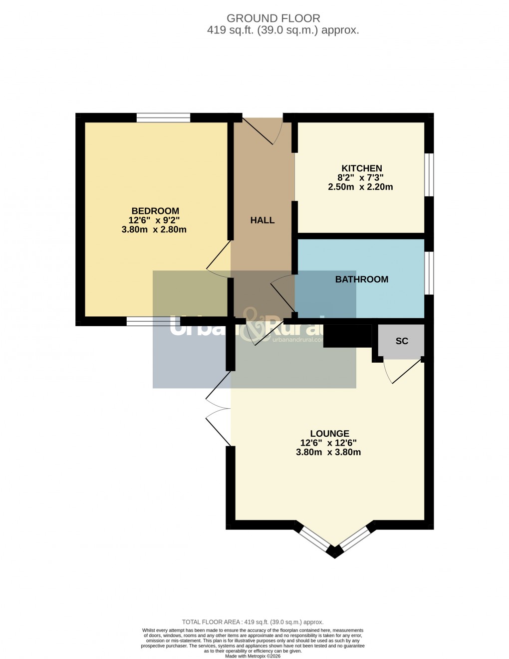 Floorplan for Toddington, Bedfordshire