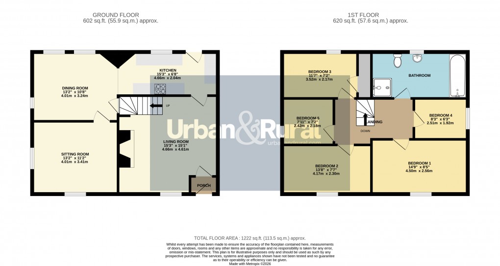 Floorplan for Silsoe, Bedfordshire