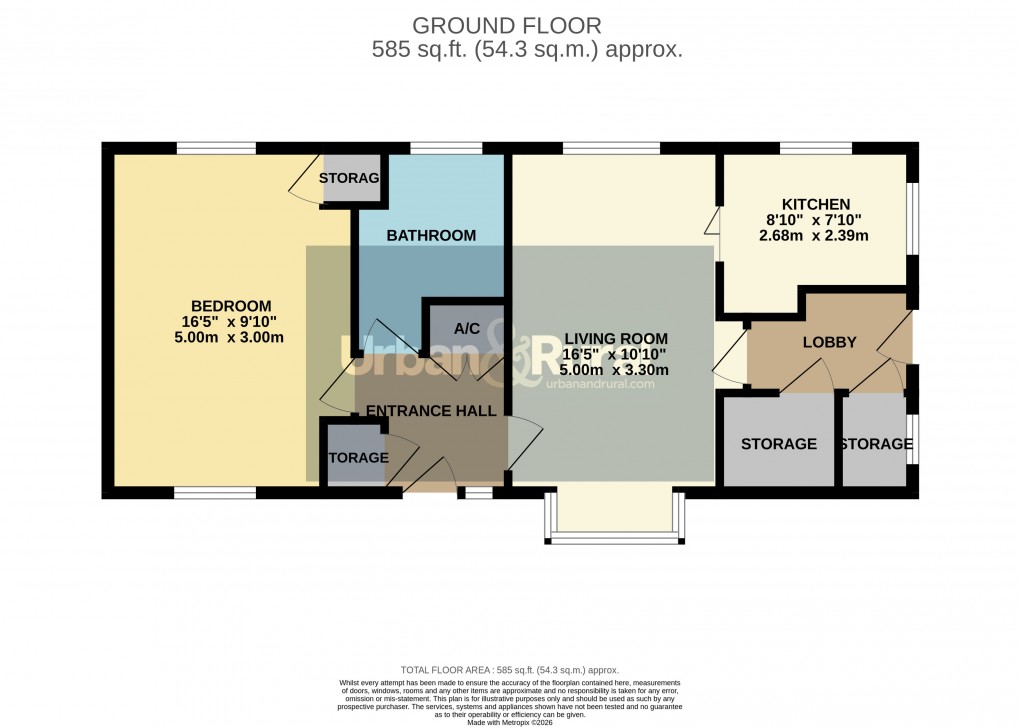 Floorplan for Stewartby, Bedfordshire