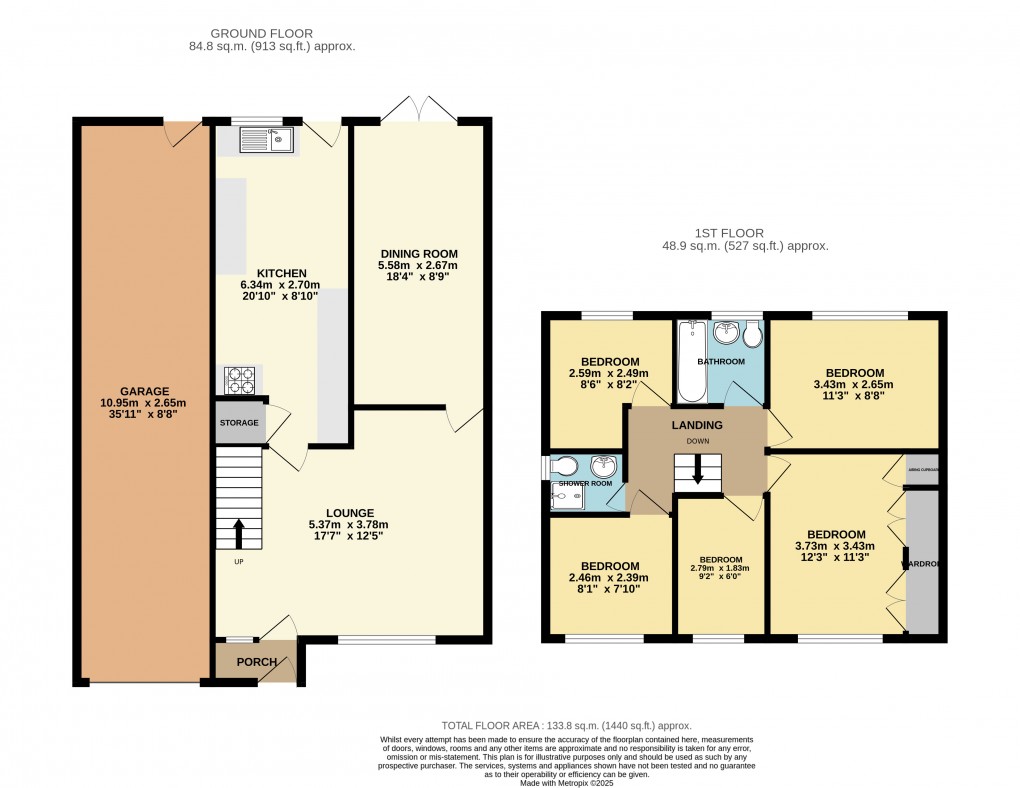 Floorplan for Dunstable