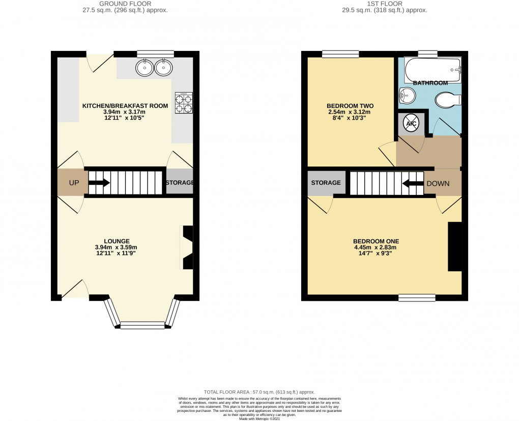 Floorplan for Linslade, Leighton Buzzard, Bedfordshire