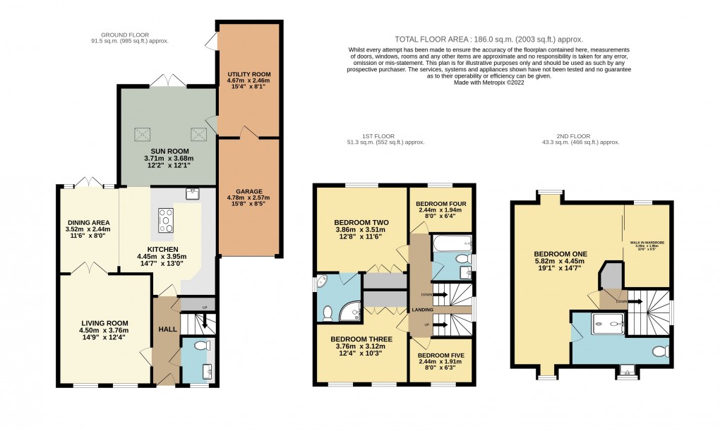 Floorplan for Leighton Buzzard, Bedfordshire