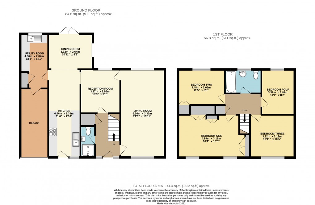 Floorplan for Linslade, Leighton Buzzard, Bedfordshire