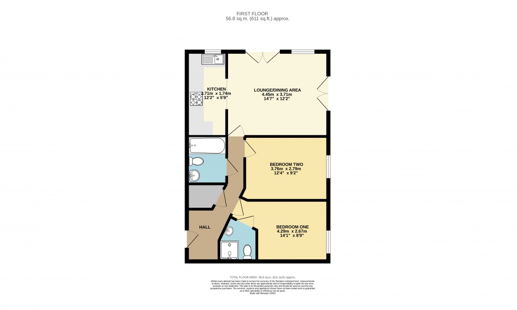 Floorplan for Leighton Buzzard, Bedfordshire