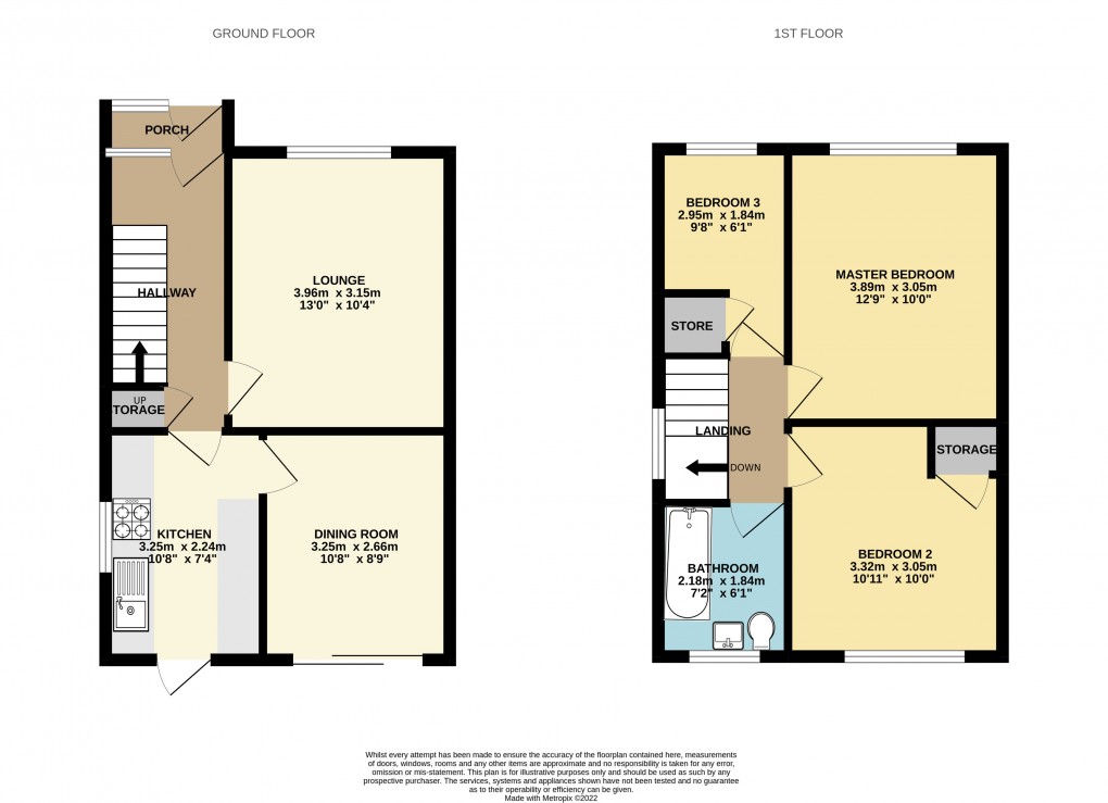 Floorplan for Bletchley, Buckinghamshire