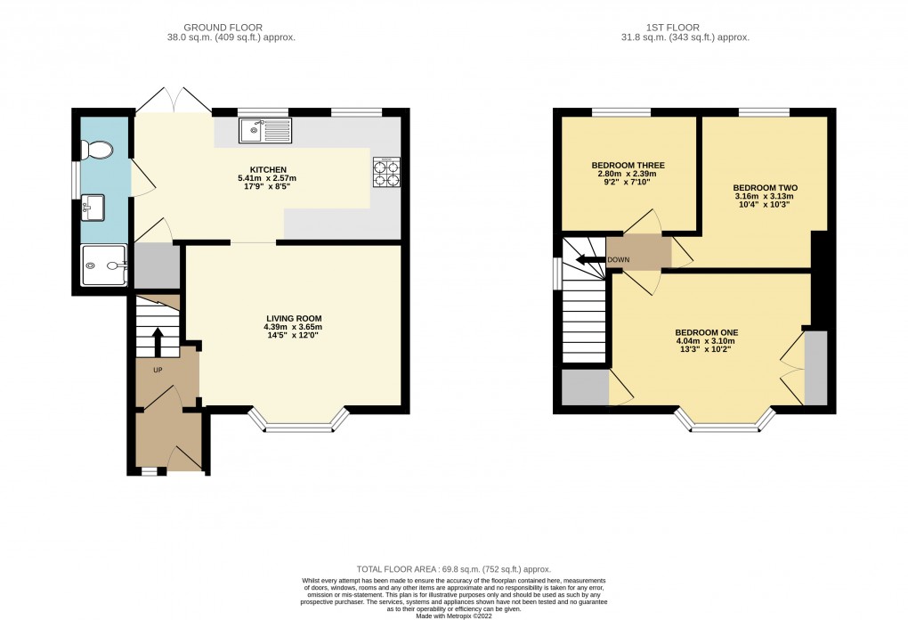 Floorplan for Dunstable, Beds