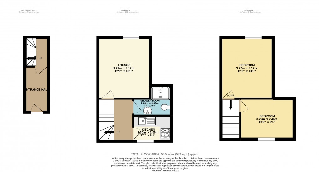 Floorplan for Leighton Buzzard, Beds