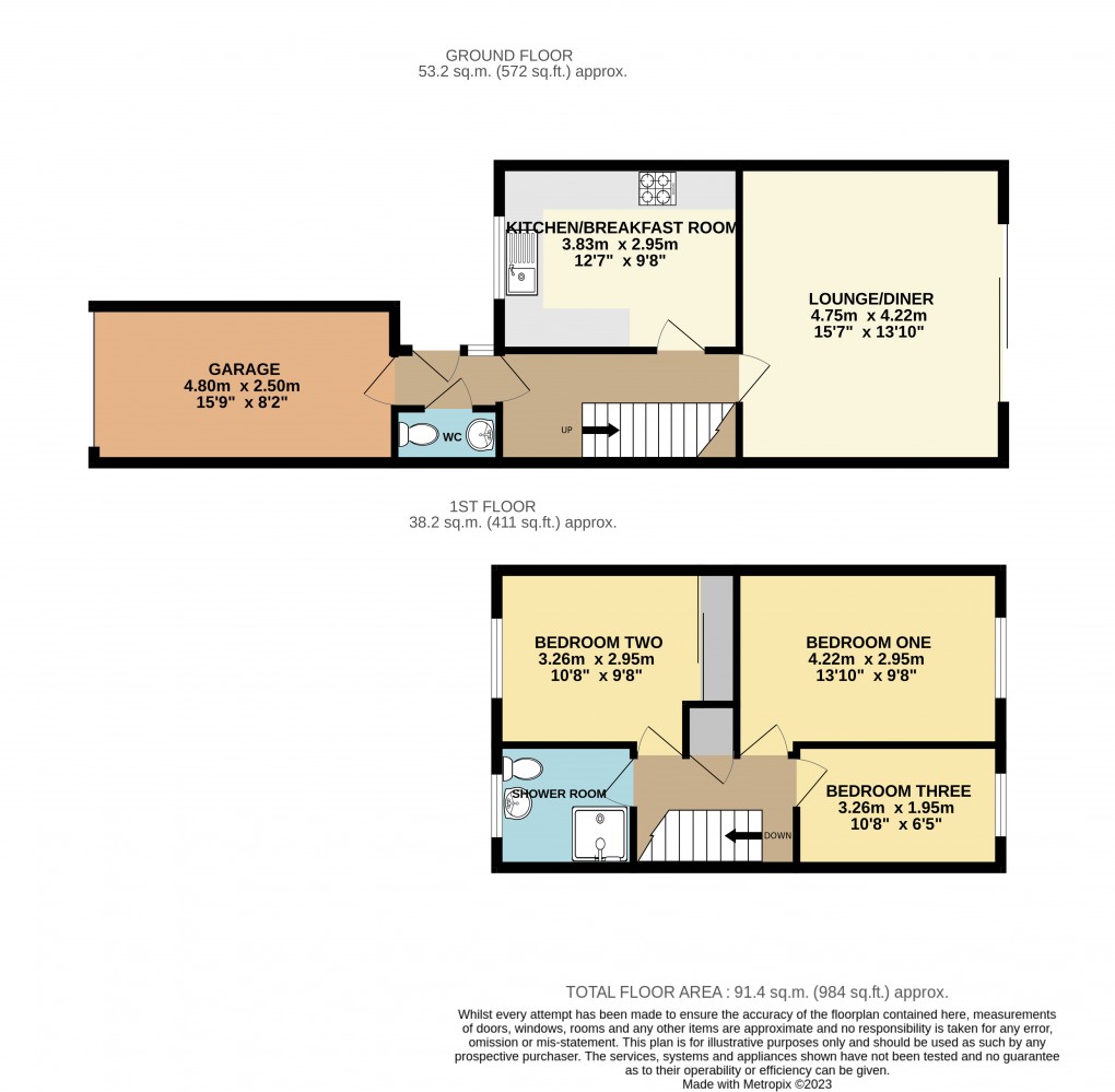 Floorplan for Dunstable, Beds