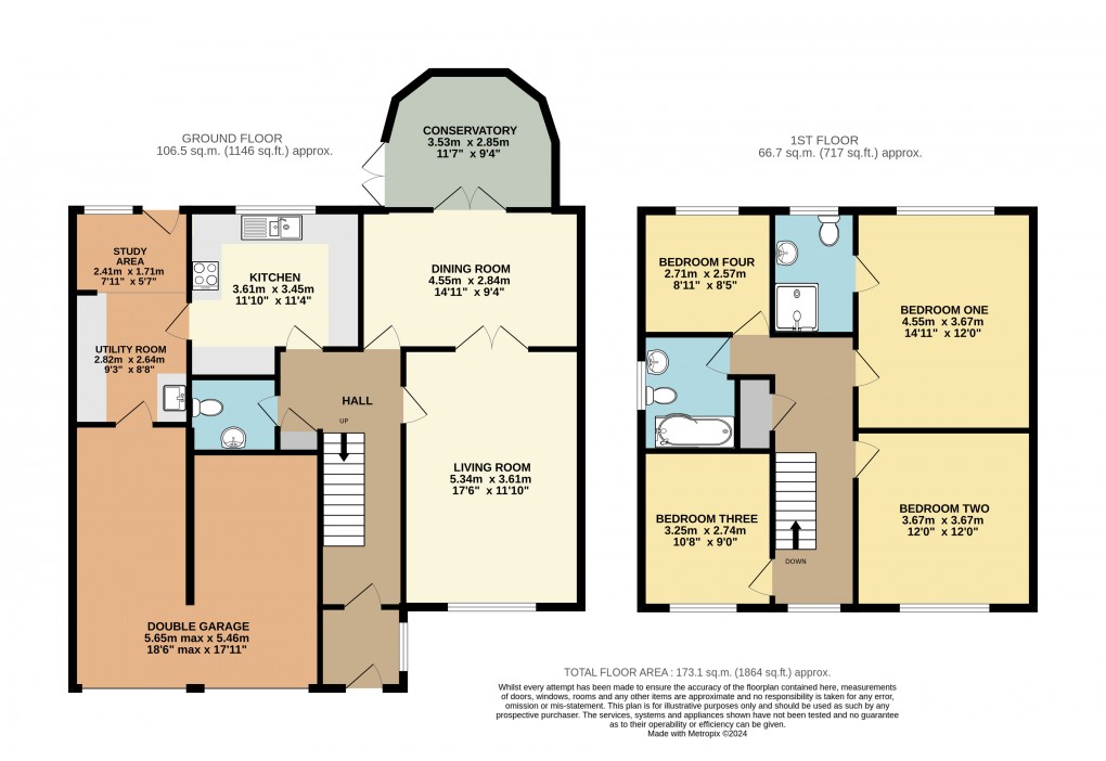 Floorplan for Leighton Buzard, Bedfordshire