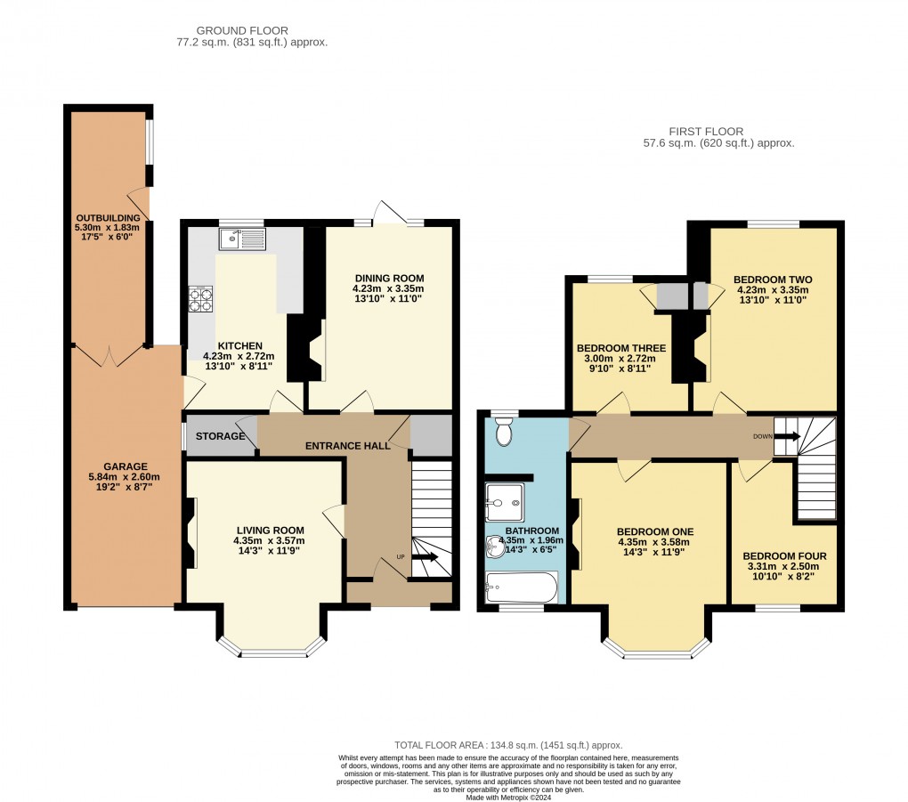 Floorplan for Leighton Buzzard, Beds