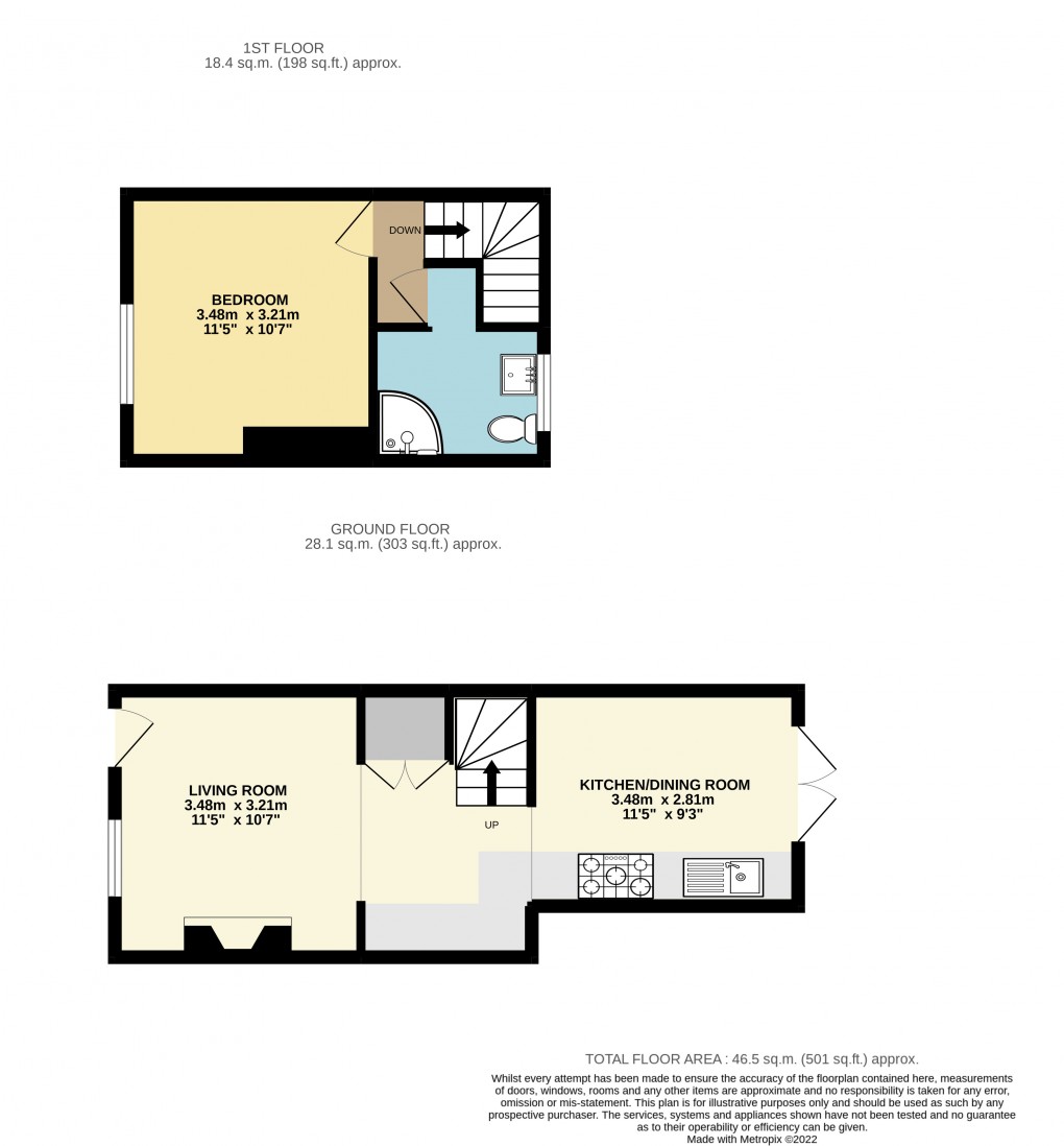 Floorplan for Totternhoe, Dunstable