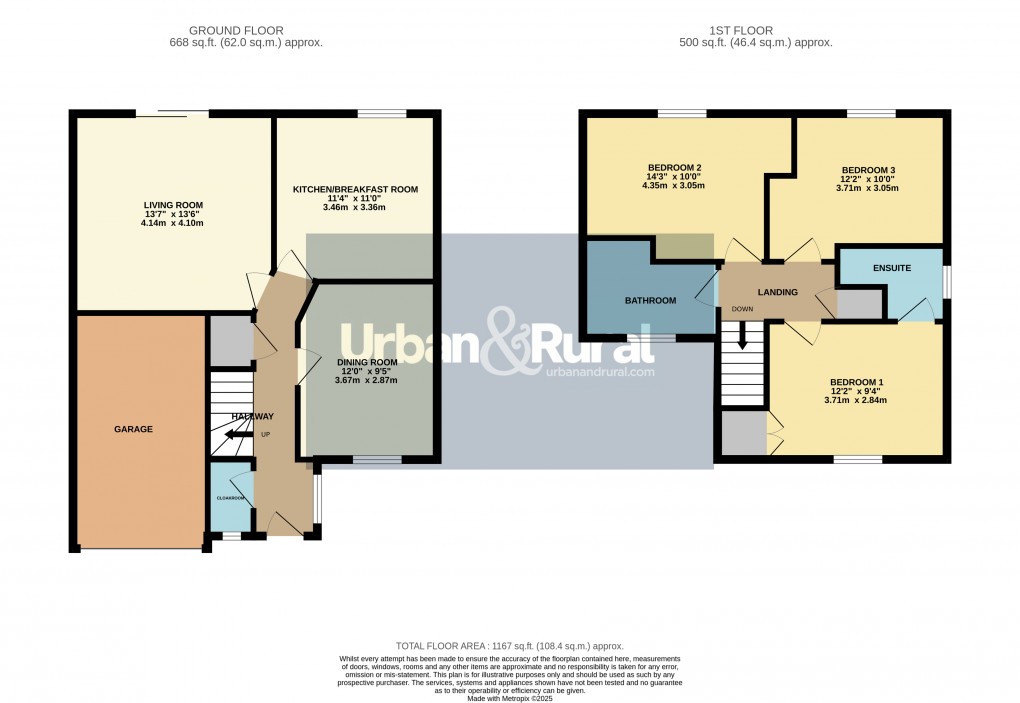 Floorplan for Toddington, Bedfordshire