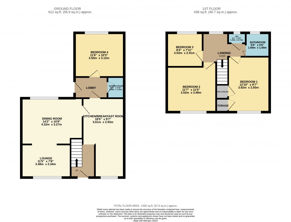 Floorplan for Luton