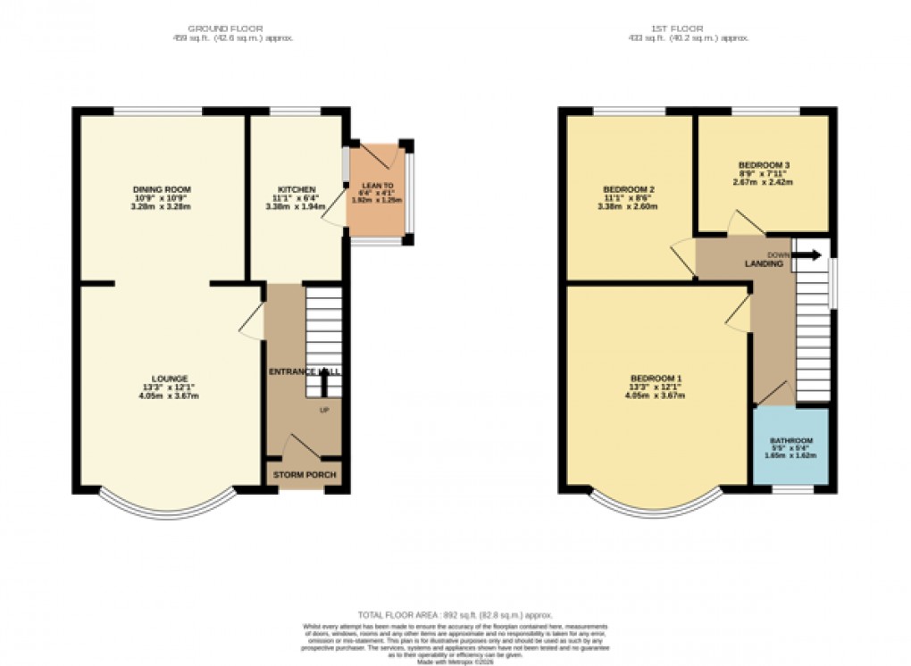 Floorplan for Luton