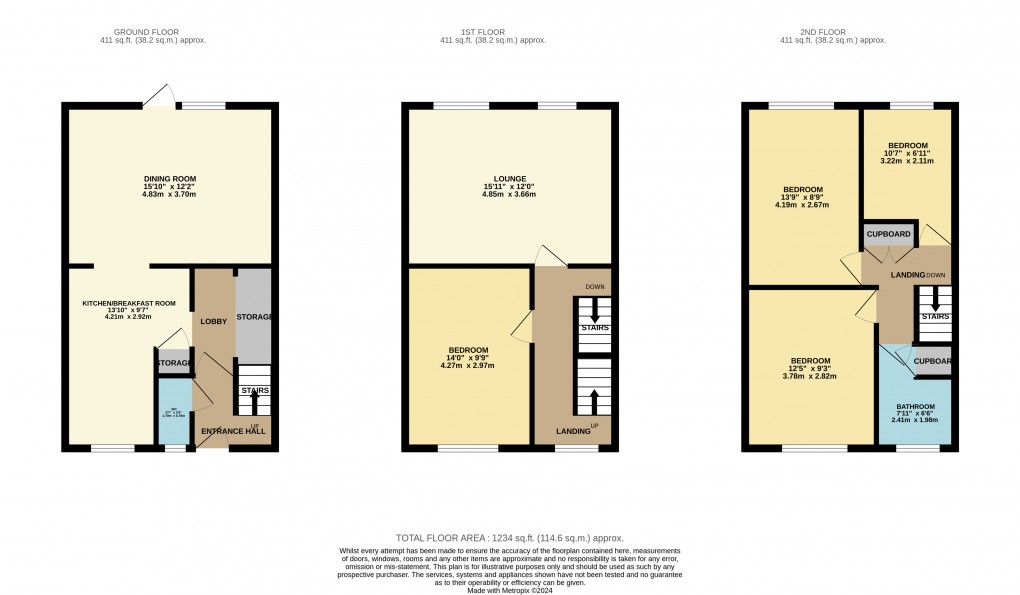 Floorplan for Houghton Regis