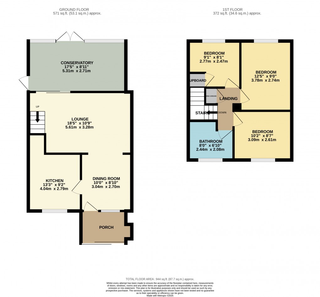 Floorplan for Houghton Regis, Bedfordshire