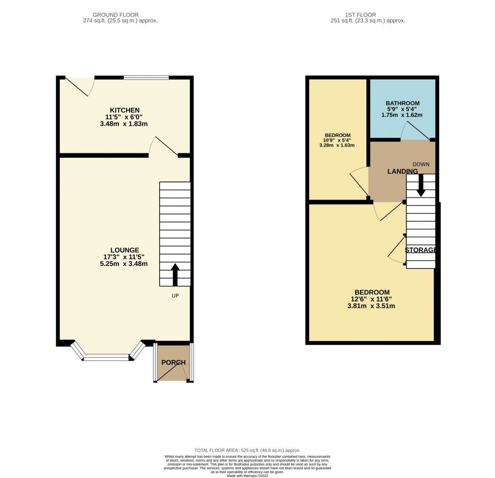 Floorplan for Luton