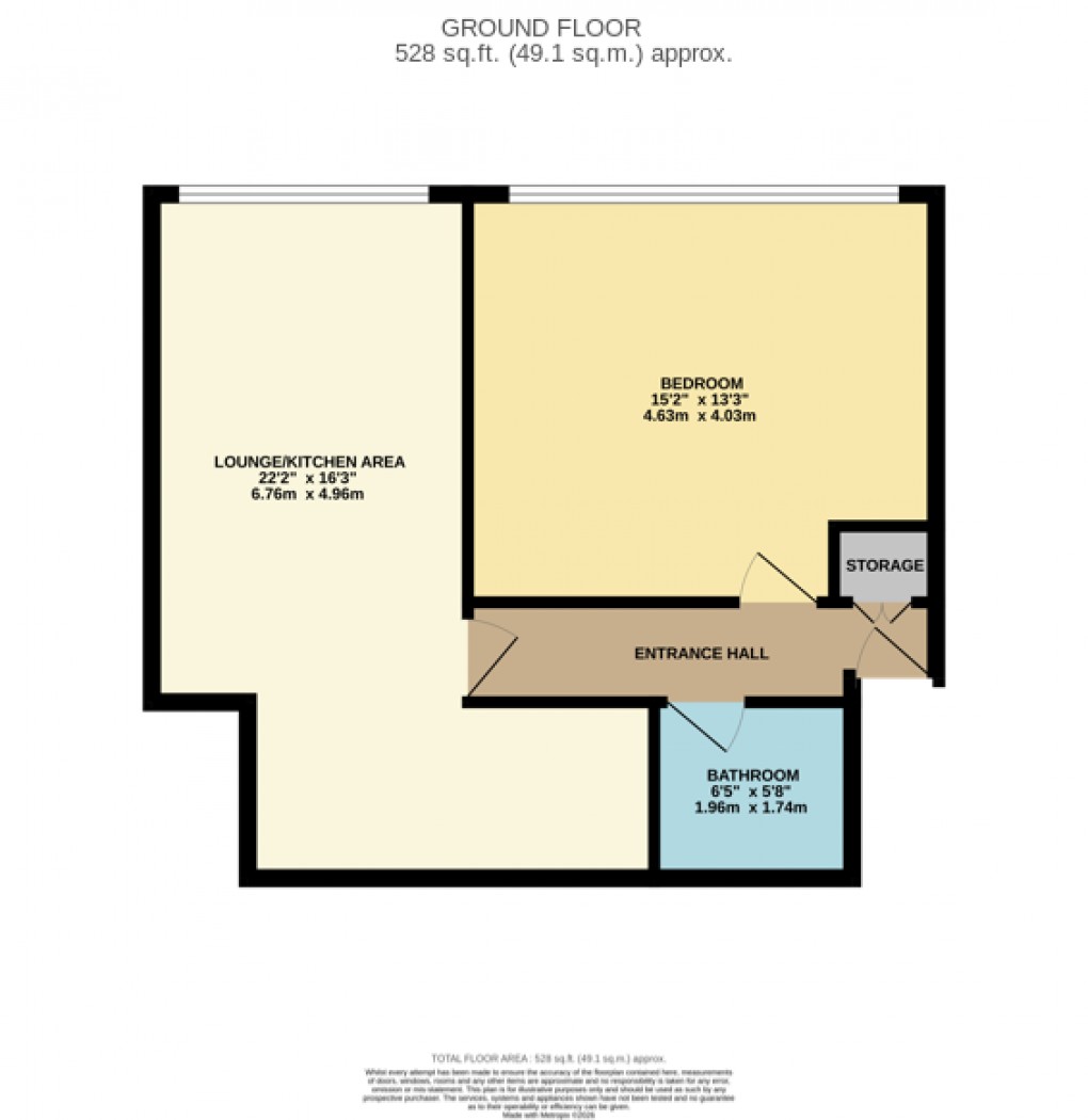 Floorplan for Dunstable Road, Luton, Bedfordshire