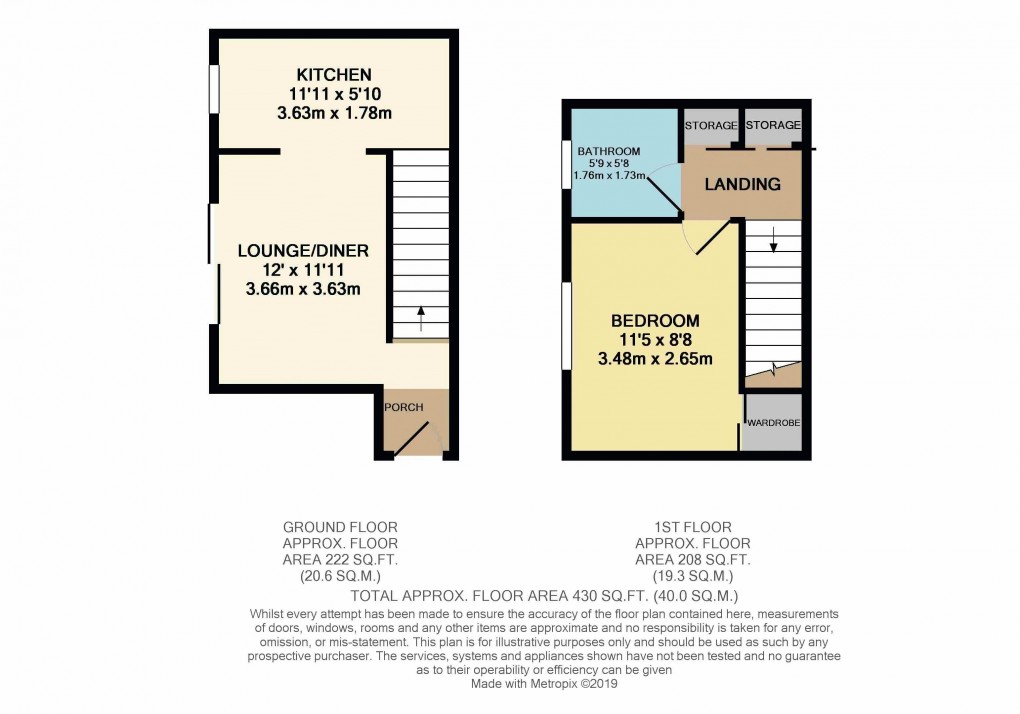 Floorplan for Houghton Regis