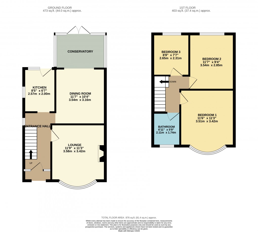 Floorplan for Luton