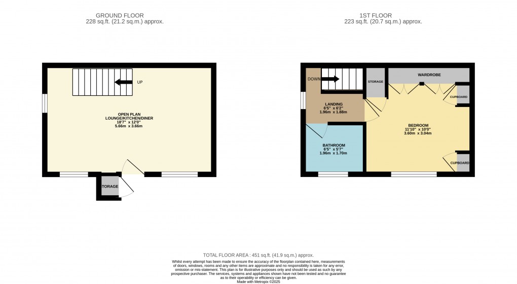 Floorplan for Houghton Regis, Dunstable, Bedfordshire