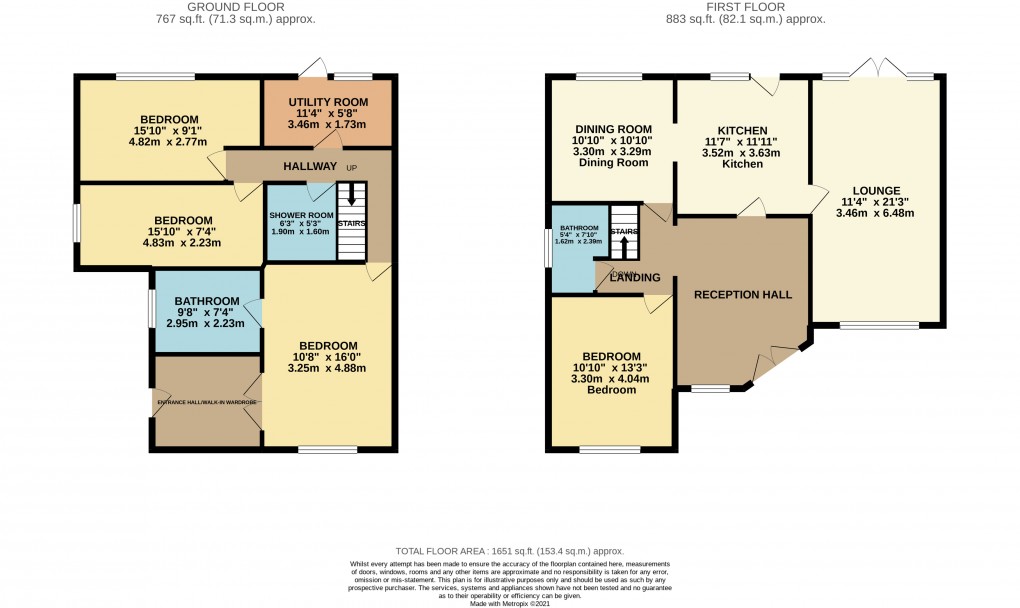 Floorplan for Chalton, Bedfordshire