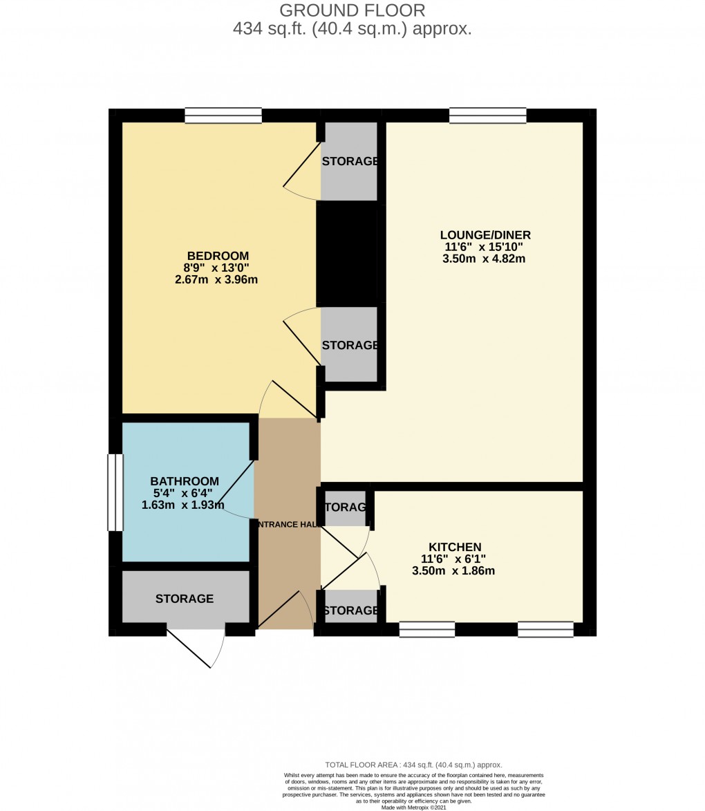 Floorplan for Houghton Regis, Dunstable
