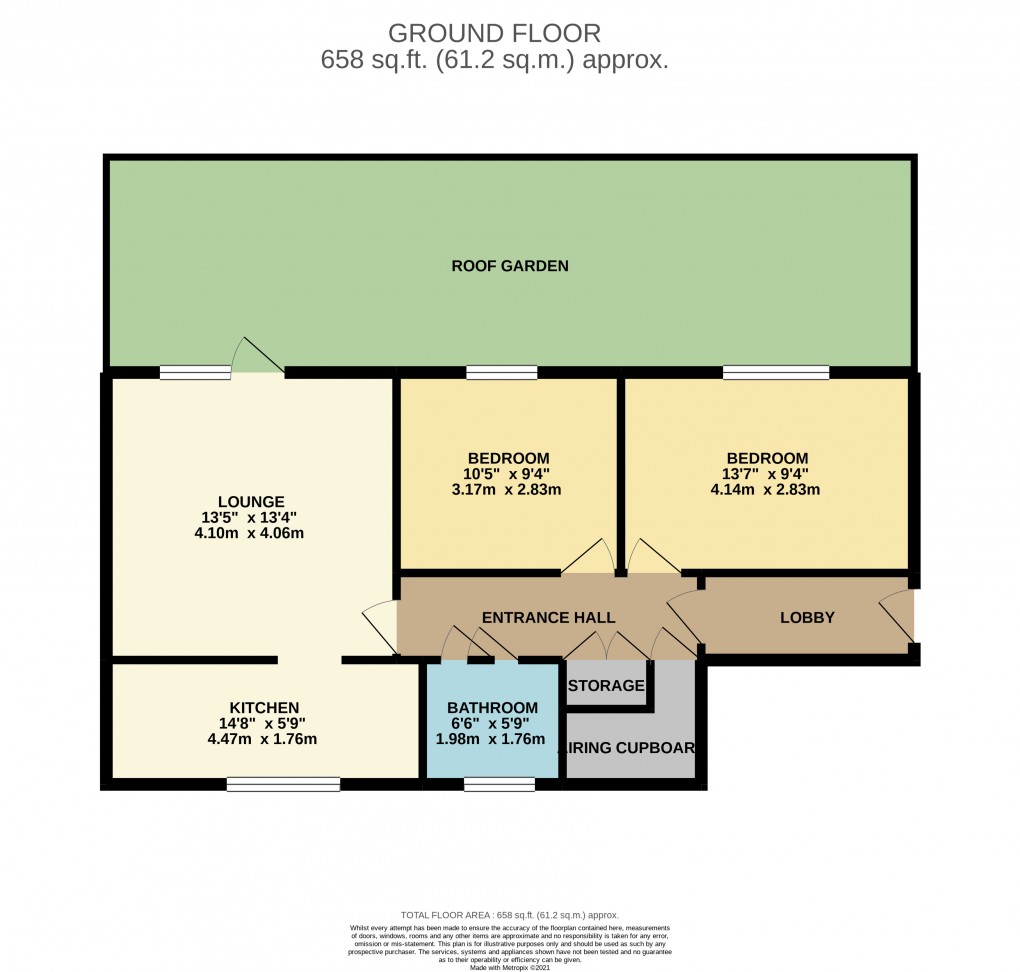 Floorplan for Luton, Bedfordshire