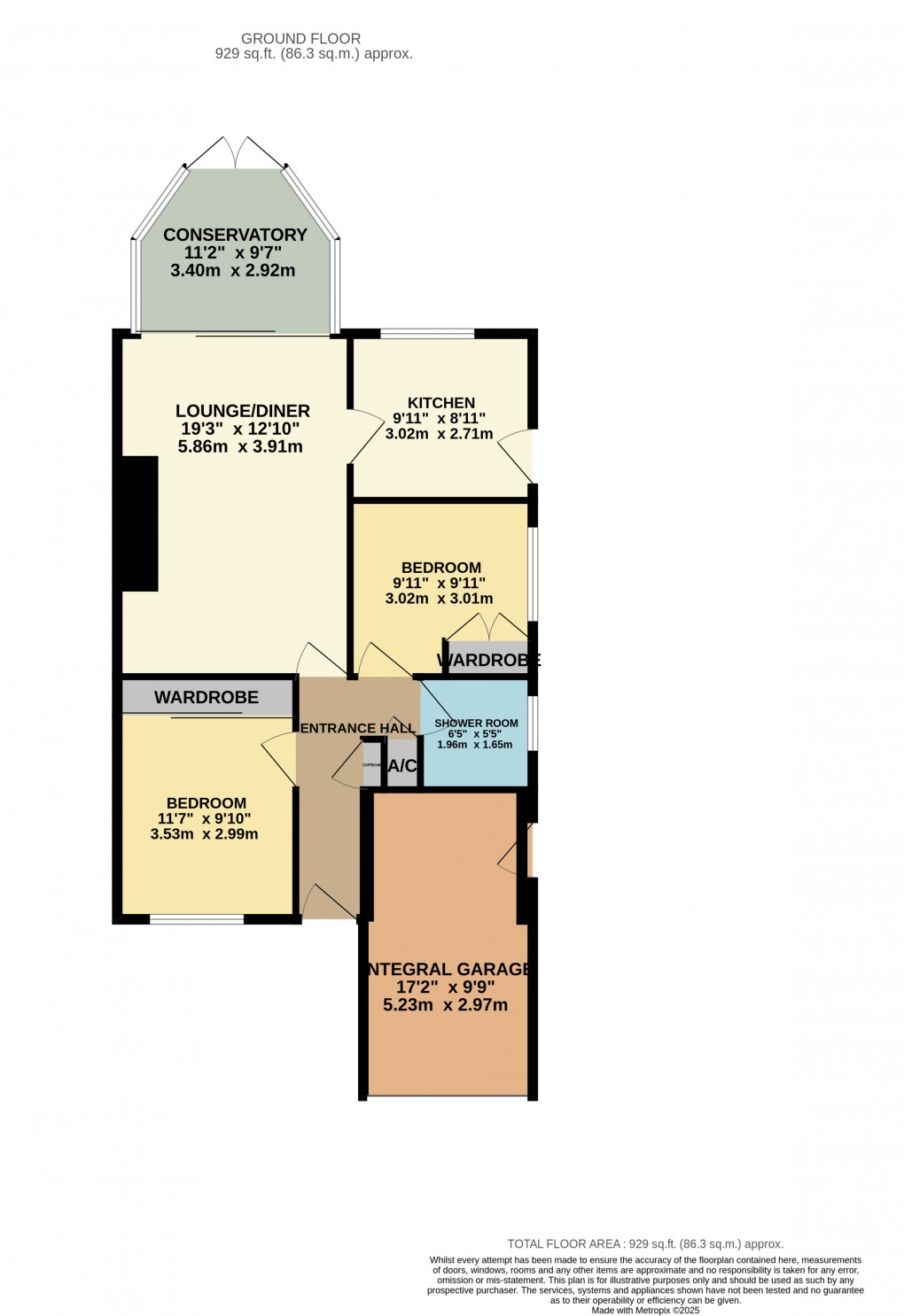 Floorplan for Houghton Regis, Dunstable, Bedfordshire