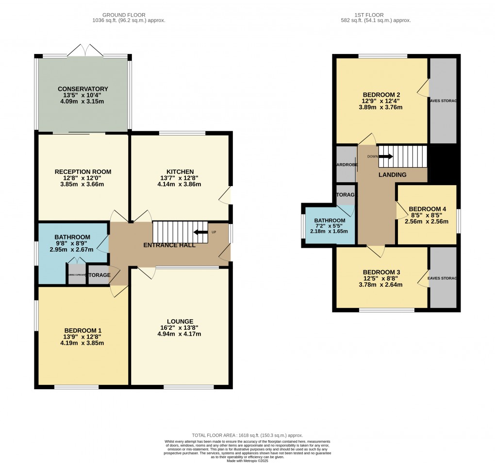 Floorplan for Luton, Bedfordshire