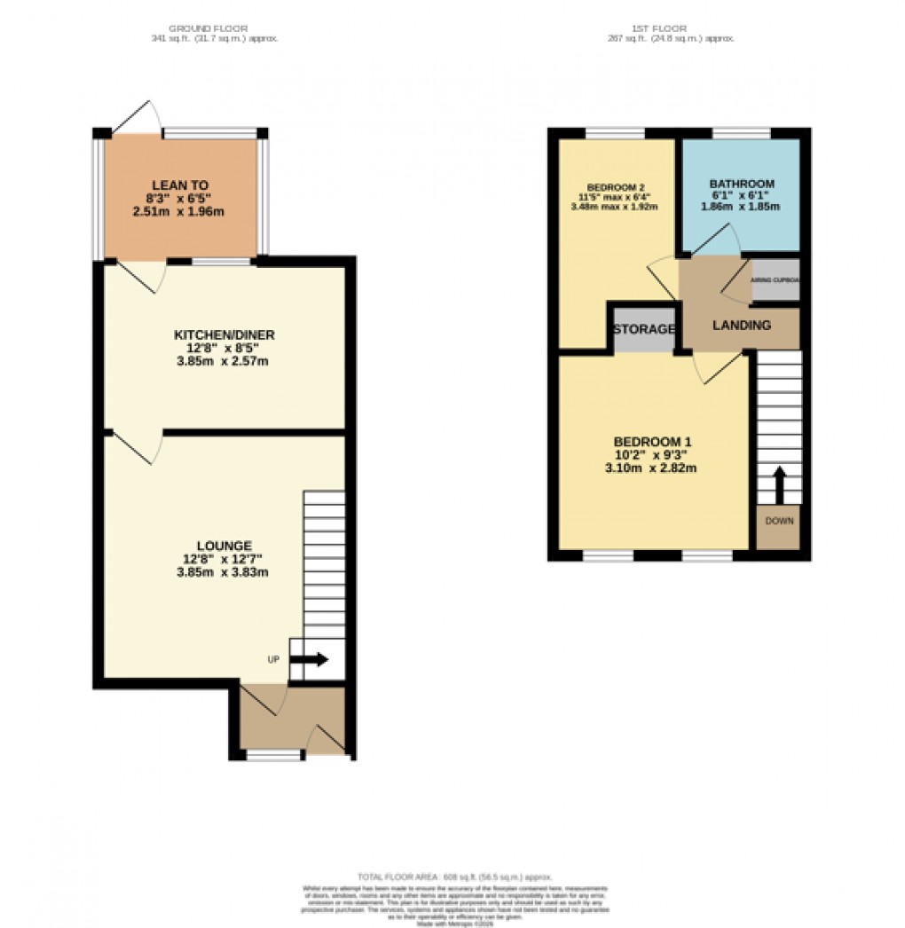 Floorplan for Luton, Bedfordshire