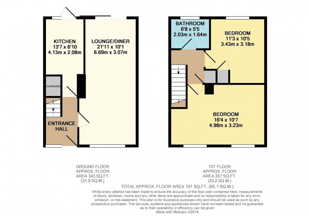 Floorplan for Houghton Regis, Dunstable, Bedfordshire