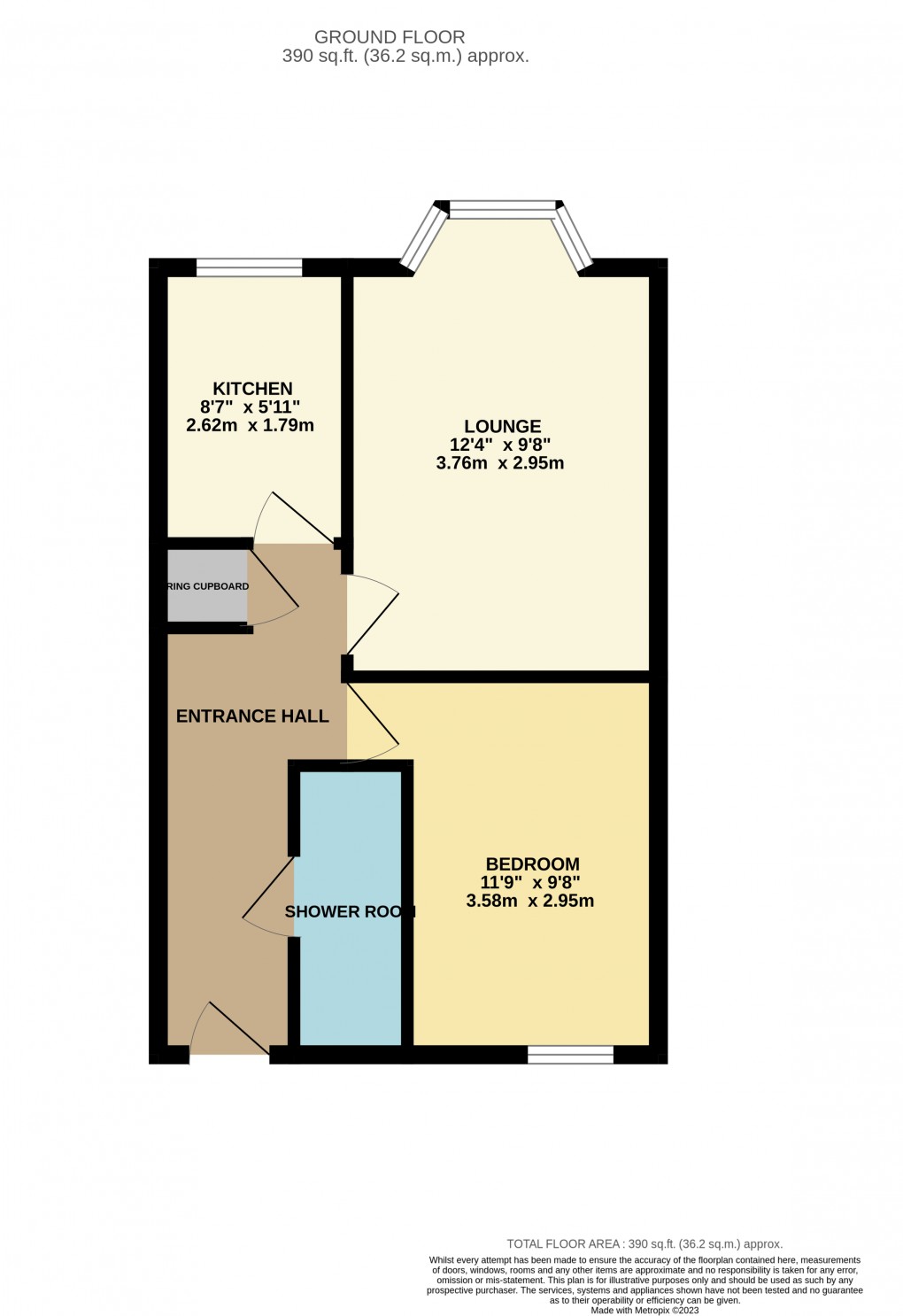 Floorplan for Luton, Bedfordshire