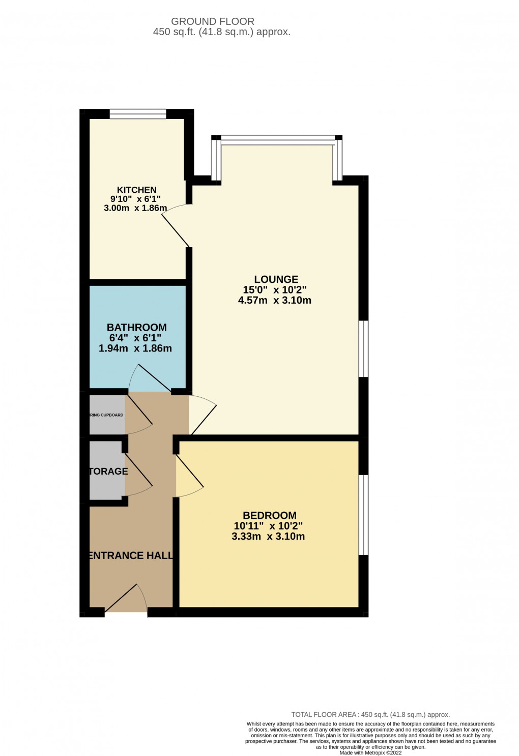 Floorplan for Luton, Bedfordshire