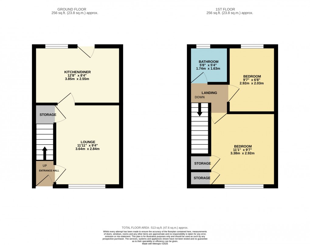 Floorplan for Houghton Regis, Dunstable, Bedfordshire