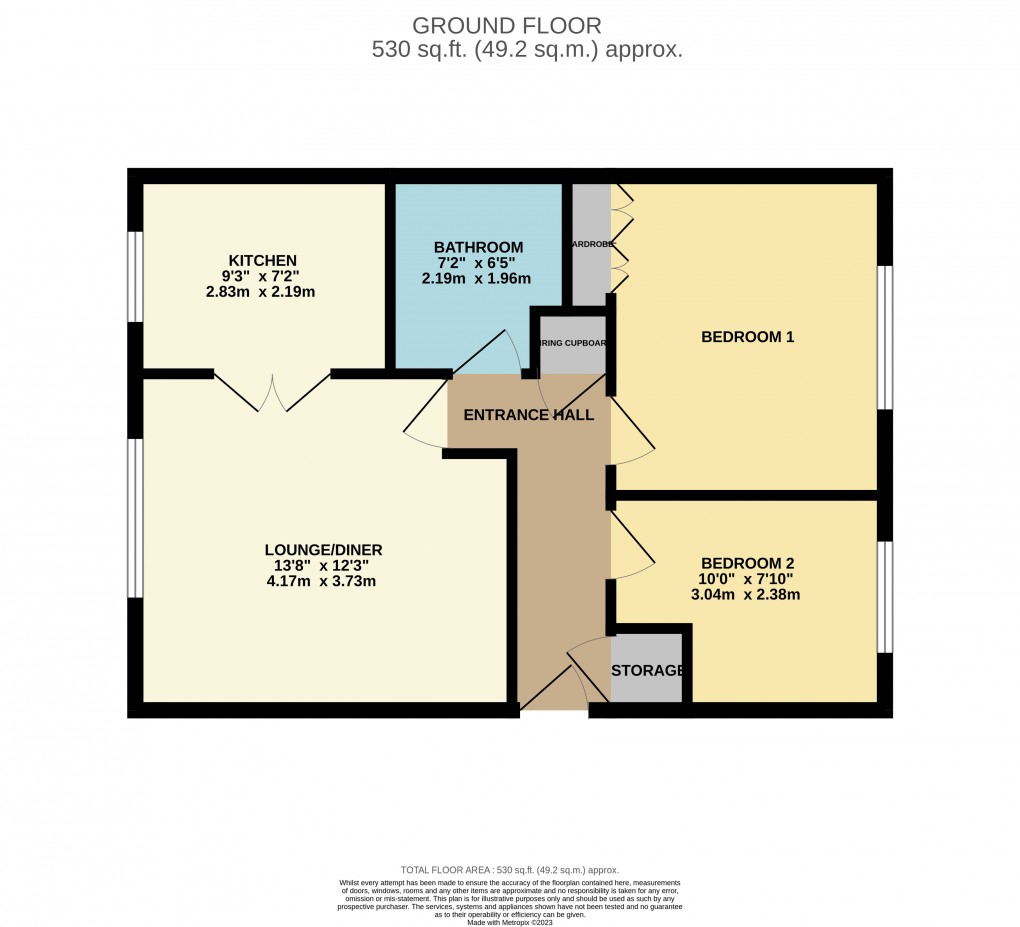 Floorplan for Luton, Bedfordshire