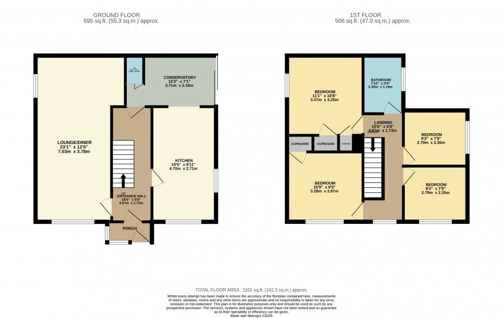 Floorplan for Houghton Regis, Dunstable, Bedfordshire