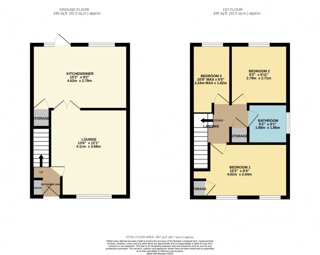 Floorplan for Luton, Bedfordshire