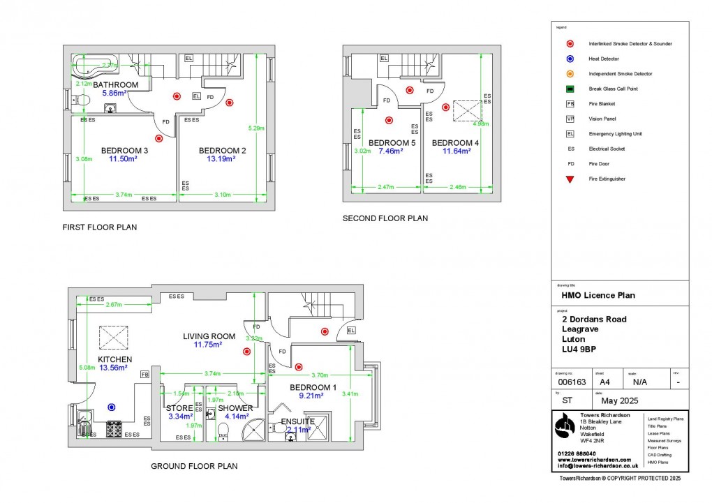 Floorplan for Luton, Bedfordshire