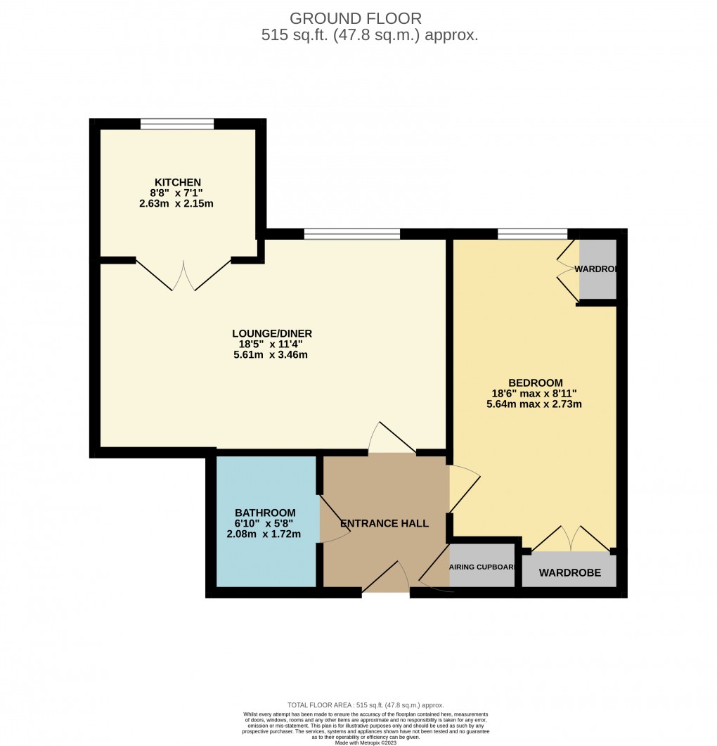 Floorplan for Luton, Bedfordshire