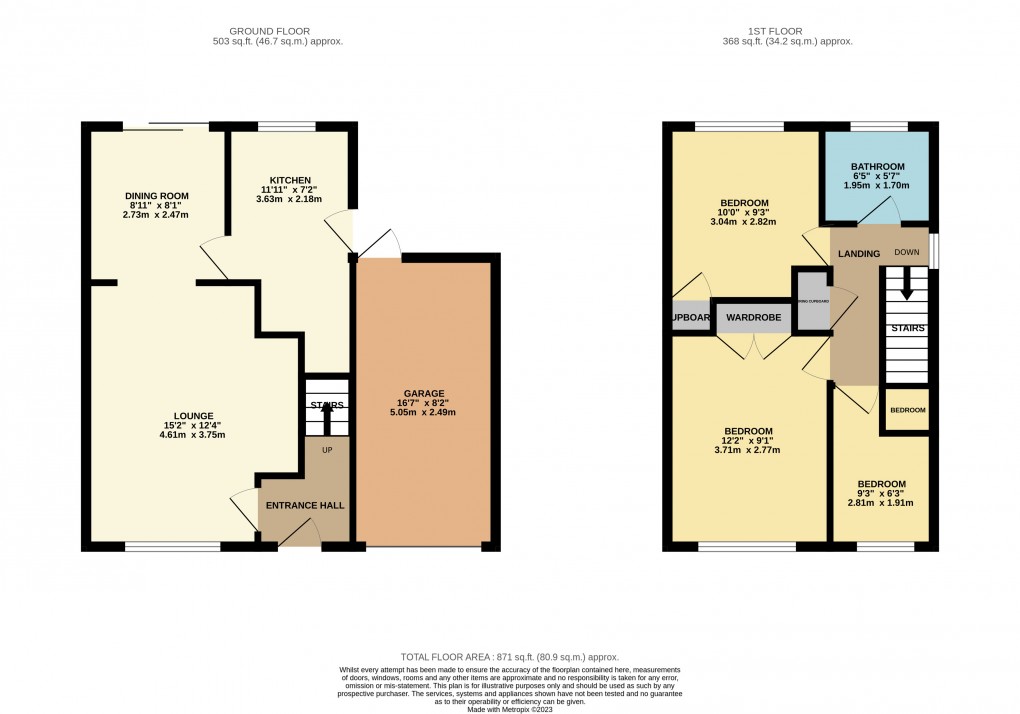 Floorplan for Luton, Bedfordshire