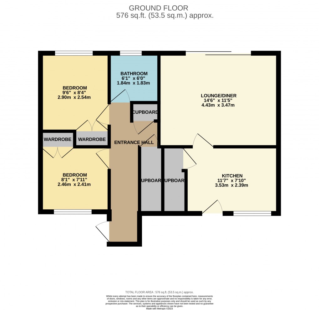 Floorplan for Houghton Regis, Dunstable, Bedfordshire
