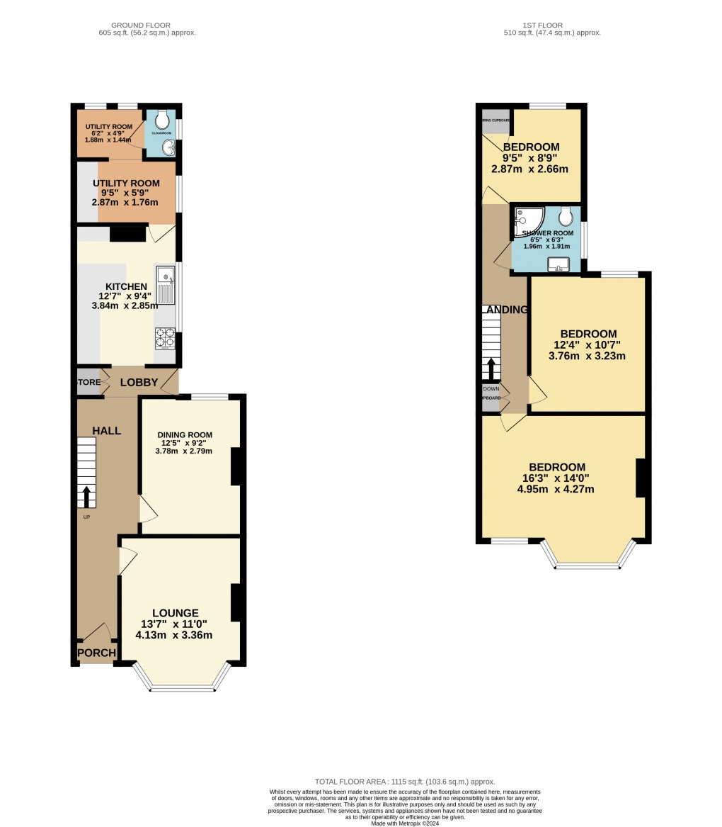 Floorplan for Luton, Bedfordshire