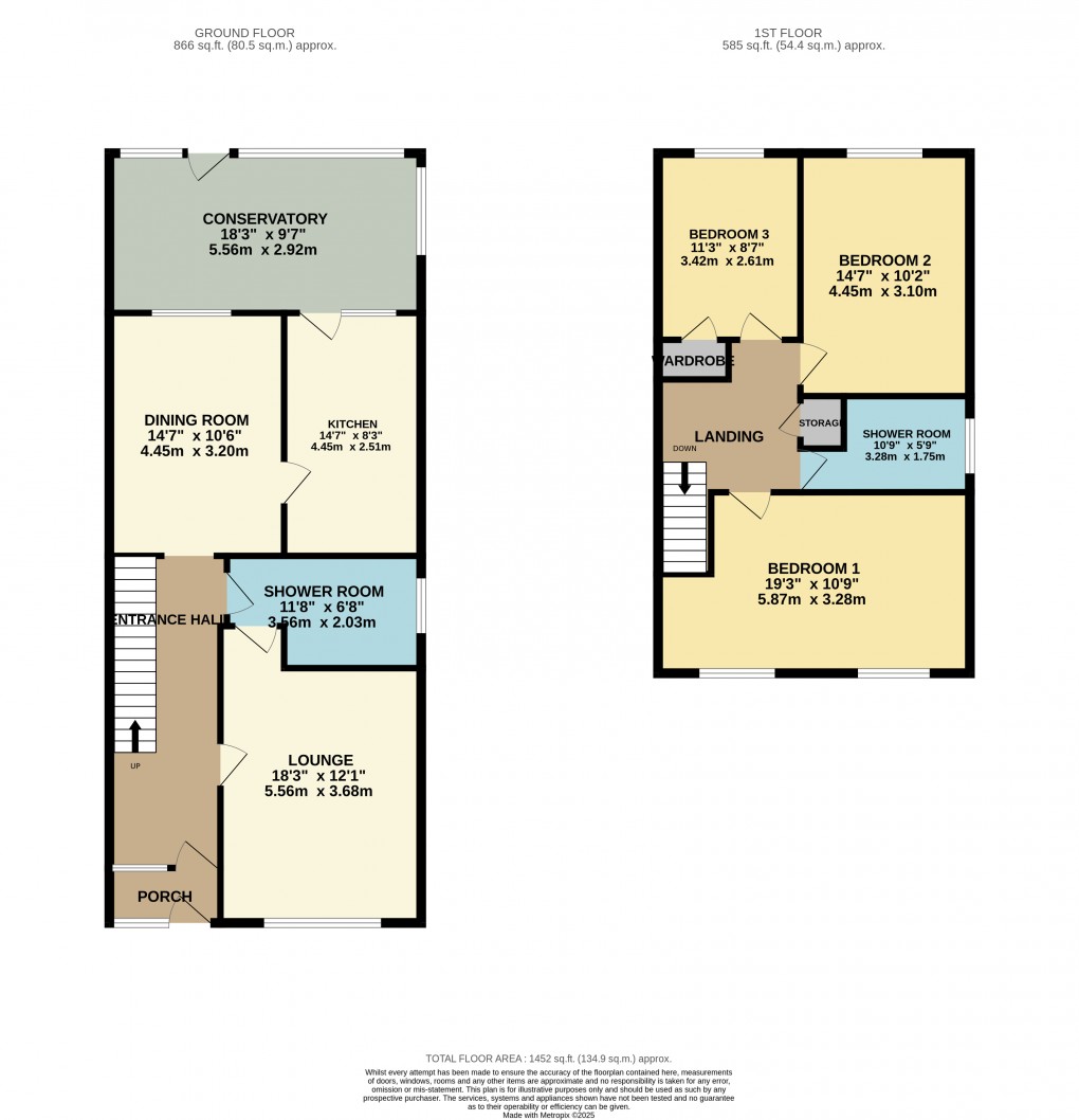 Floorplan for Luton, Bedfordshire
