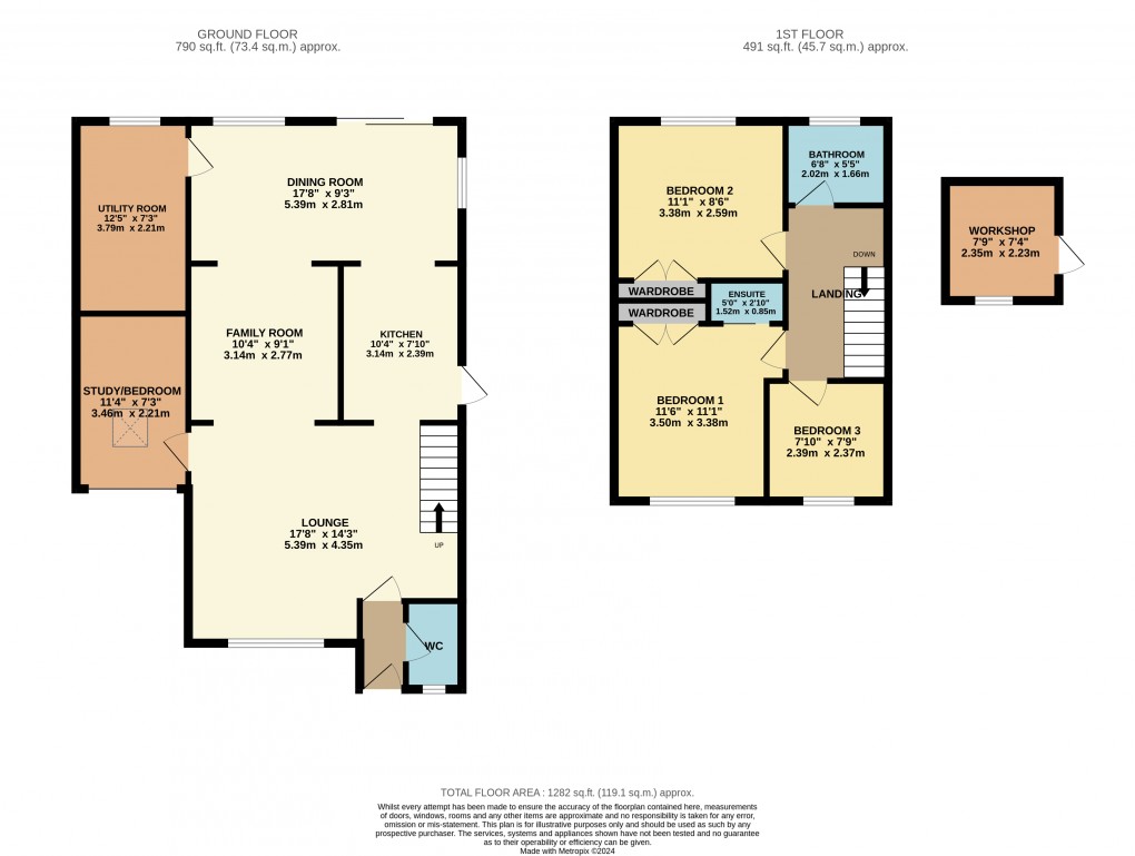 Floorplan for Luton, Bedfordshire