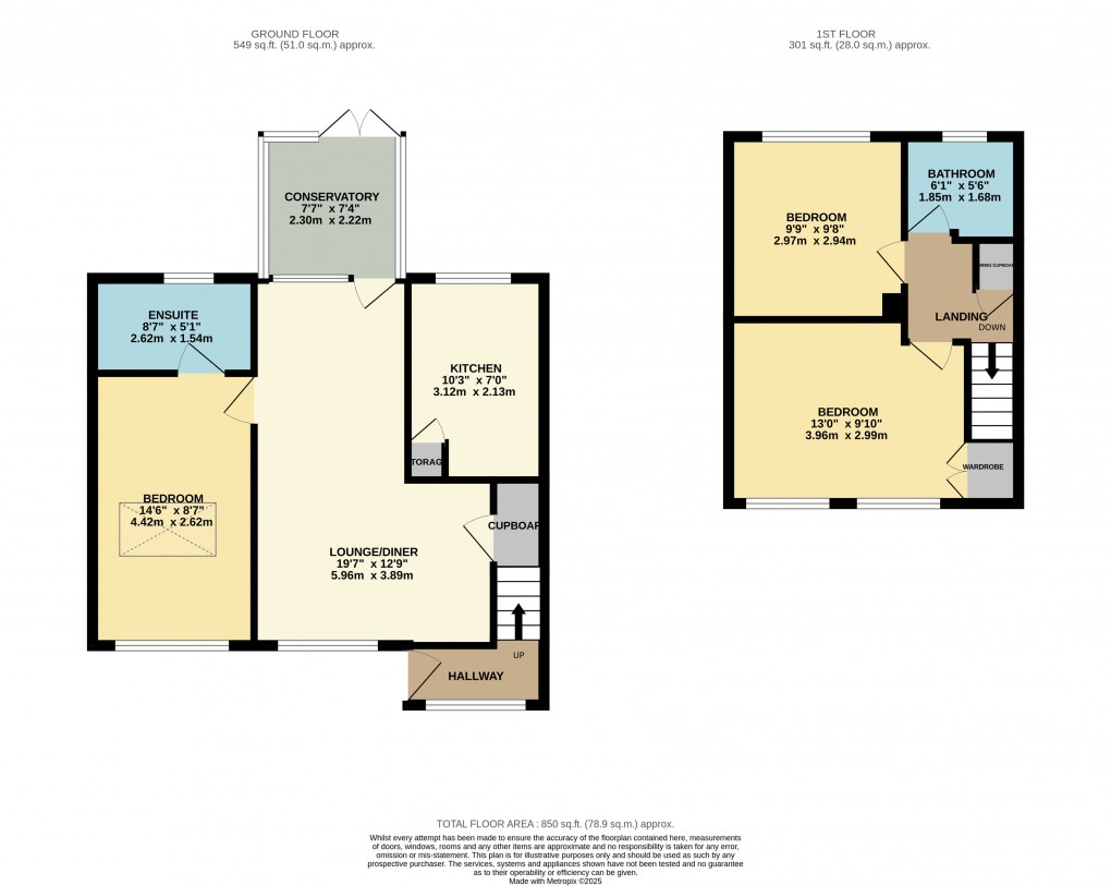 Floorplan for Houghton Regis, Dunstable, Bedfordshire